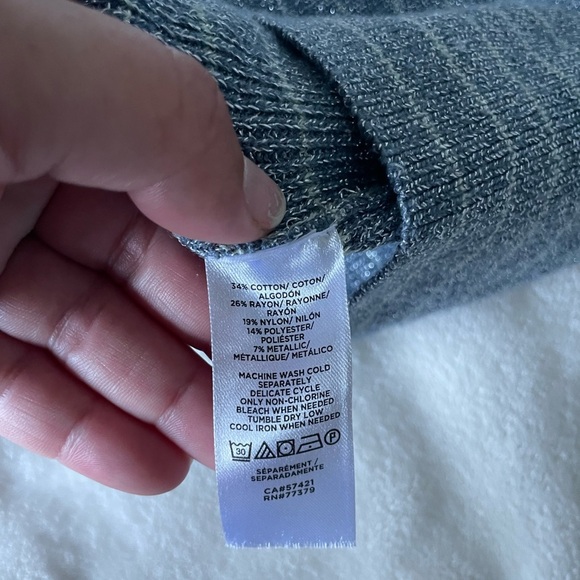 Ann Taylor Gradient Long Sleeve Sweater Dress in ombré - Picture 8 of 11